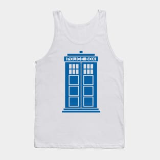 Tardis blue Tank Top